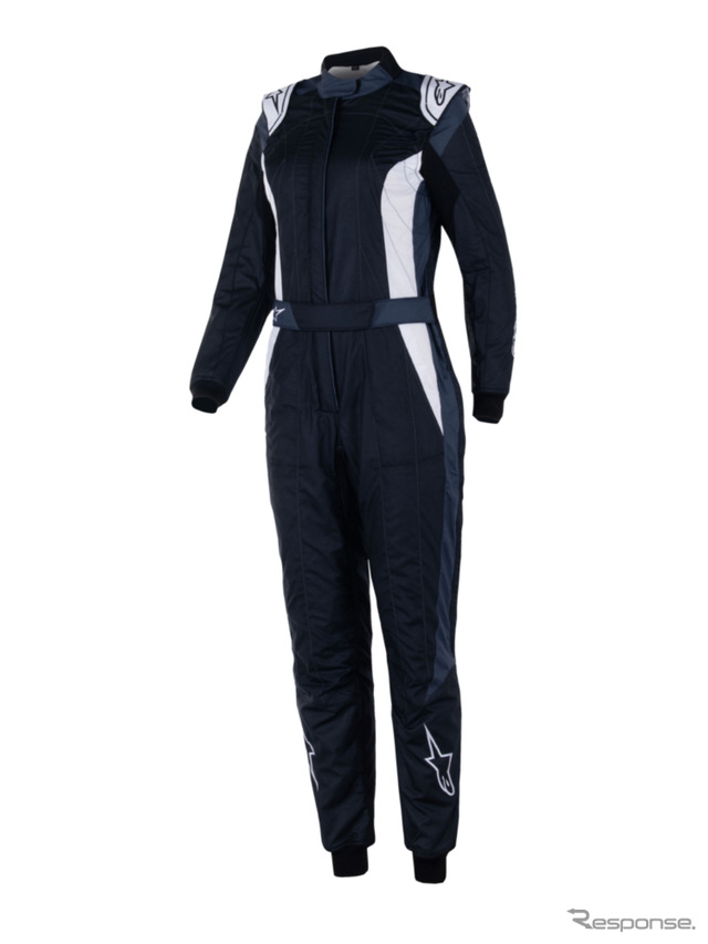 STELLA GP PRO COMP V2 SUIT FIA 1128 BLACK ASPHALT WHITE