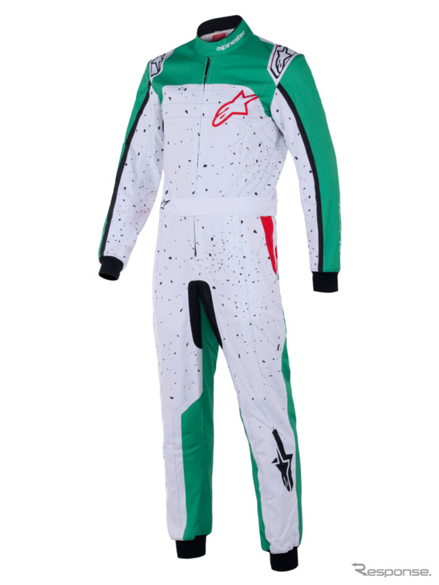 KMX-9 V3 SUIT GRAPHIC 6 263 WHITE GREEN RED