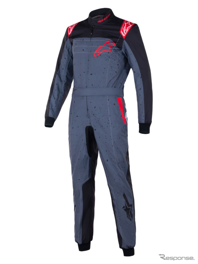 KMX-9 V3 SUIT GRAPHIC 6 1431 ANTHRACITE BLACK RED