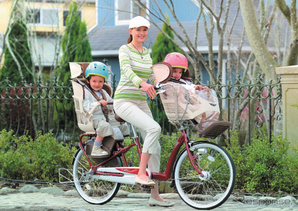 ブリヂストンサイクル、新型自転車を発売　幼児2人同乗