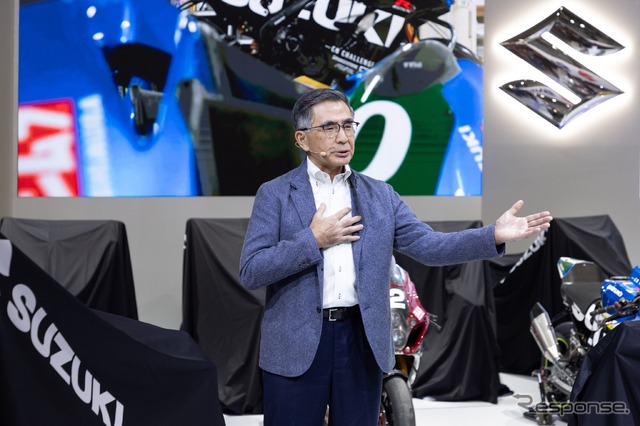 EICMA2024 スズキプレスカンファレンス鈴木俊宏社長