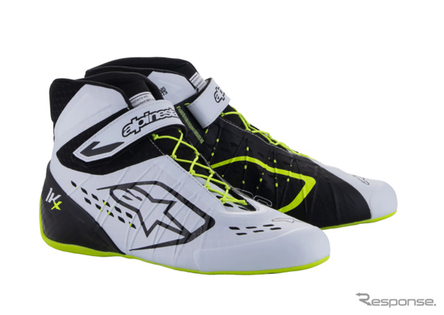 TECH-1 KX V3 SHOES FIA 125 BLACK WHITE YELLOW FLUO