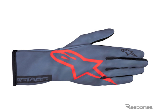 TECH-1 K RACE V2 PURE GLOVES 9152 ASPHALT RED CHARCOAL