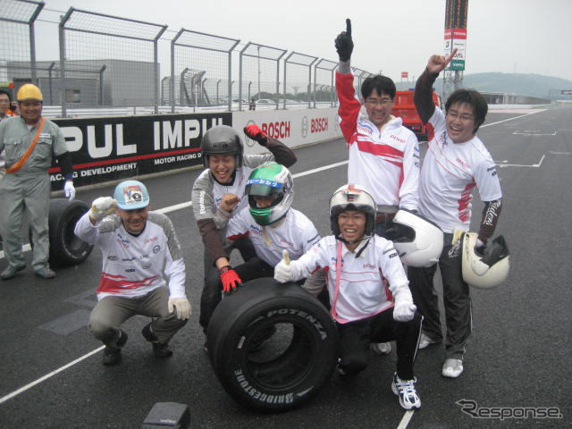 【Fニッポン 第4戦】タイヤ転がしGP…イベントで盛り上がった富士スピードウェイ