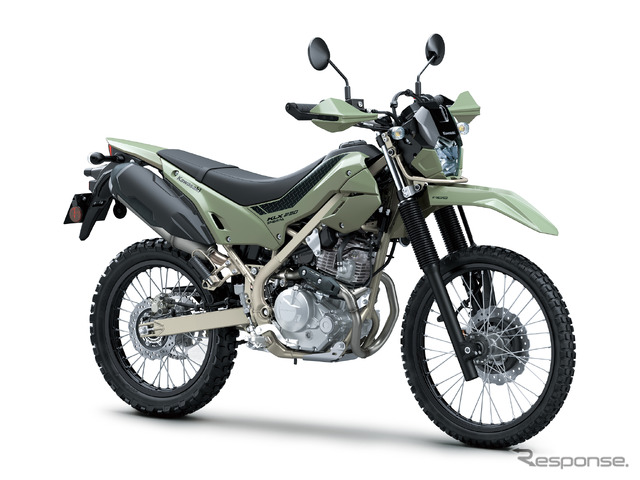 カワサキ KLX230 SHERPA(ミディアムスモーキーグリーン)