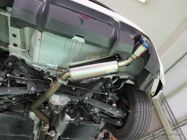 ステンレスマフラー最軽量の『86/BRZ』(ZN6/ZC6)専用「HKSハイパワーSPEC-L2シングル」
