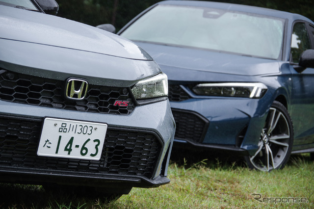 ホンダ シビックRSとe:HEV