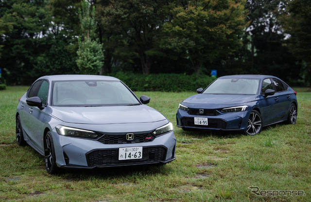 ホンダ シビックRSとe:HEV