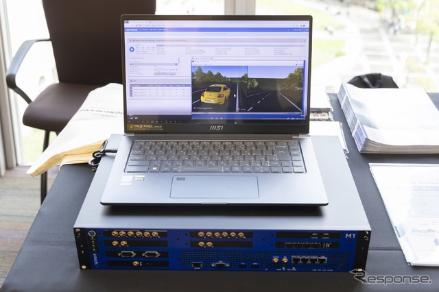 東陽テクニカ「C-V2X対応エミュレータ」