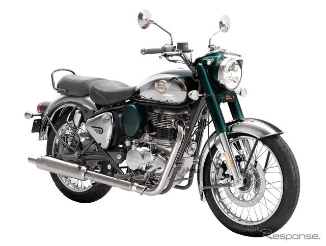 ロイヤルエンフィールド クラシック350(クローム・シリーズ エメラルド)