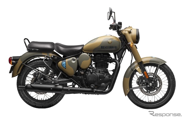 ロイヤルエンフィールド クラシック350(シグナルズ・シリーズ コマンド・サンド)