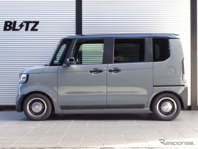 DAMPER ZZ-R N-BOX JOY 2WD(JF5)装着例(フロント:24mmダウン / リア:28mmダウン)