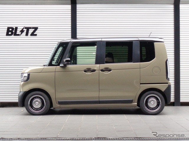 DAMPER ZZ-R N-BOX JOY 4WD(JF6)装着例(フロント:18mmダウン / リア:35mmダウン)