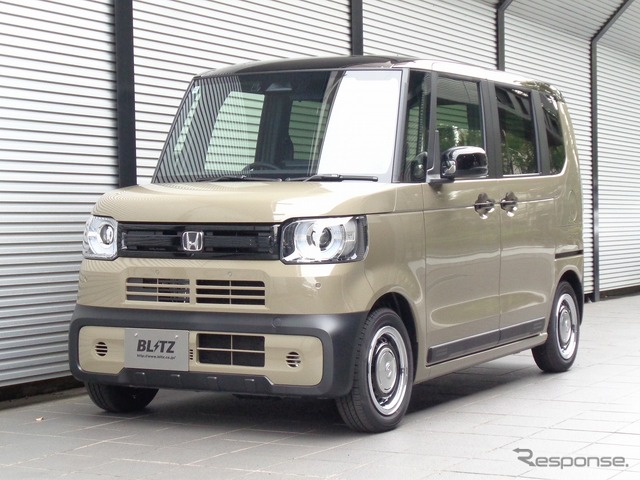 DAMPER ZZ-R N-BOX JOY 4WD(JF6)装着例(フロント:18mmダウン / リア:35mmダウン)