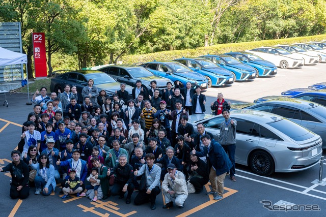 TOYOTA MIRAI CLUBと連携しFCEVによる給電を一部のSSで実施