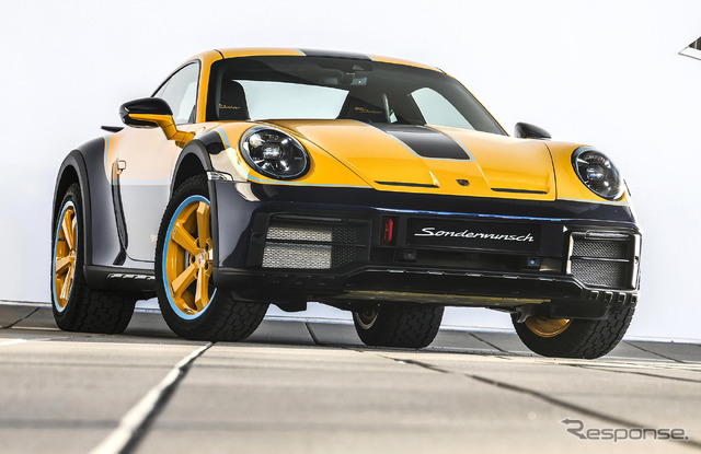ポルシェ『911ダカール』の最後の1台。独自のカスタマイズを施した「ゾンダーヴンシュ」仕様