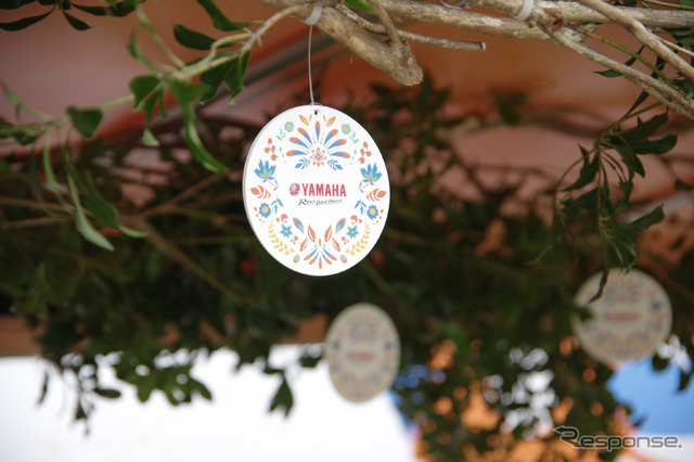 「Local Green Festival '24」に展示されたヤマハのグリーンスローモビリティ