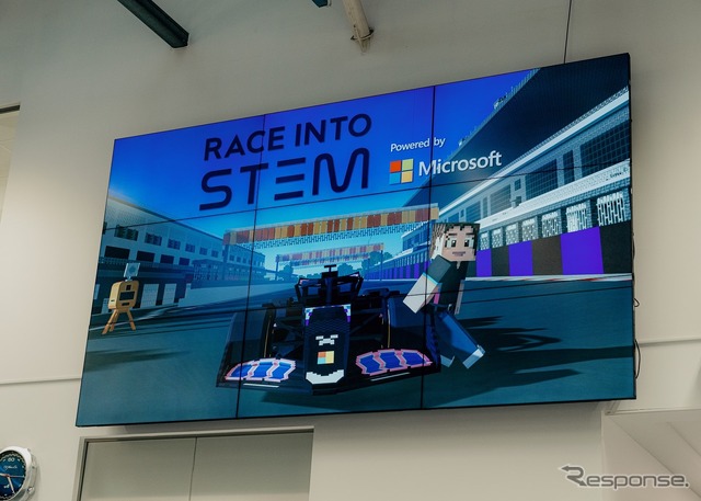 アルピーヌF1チームとマイクロソフトが教育用『マインクラフト』で若者にSTEM啓発