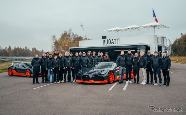ブガッティ『W16ミストラル』が453.91km/hを計測してオープンカー最高速世界記録を更新