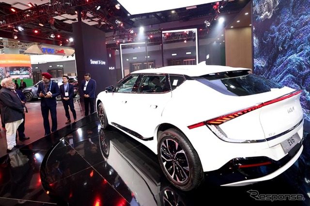 Bharat Mobility Global Expo 2024 KIA EV6