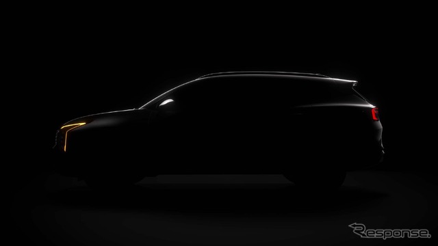 キアの新型車のティザー