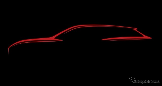 メルセデスAMGの自社開発の高性能電動SUVのスケッチ