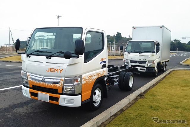 国内初のEVコンバージョントラックの量産予定車が完成