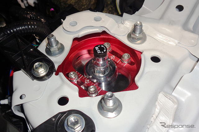 車高調DAMPER ZZ-Rオプションパーツの『GRヤリス』専用キャンバー調整機能付きフロントピロアッパーマウント発売