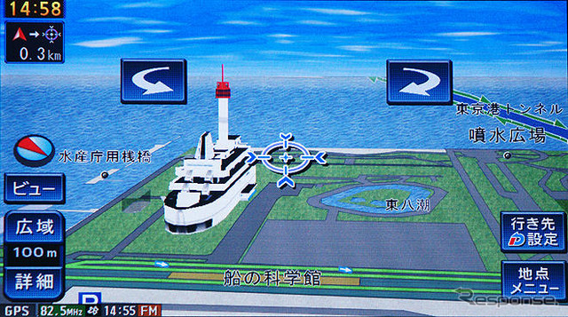 【カーナビガイド '09】Fクラス譲りの高精細高機能を写真で見る…パナソニック ストラーダ CN-HX900D