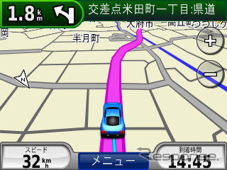 【カーナビガイド ’09】 “世界No.1PNDメーカー” はシンプルUIとPC連携を極める…GARMIN nuvi205