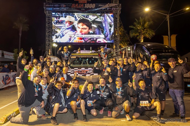 JAOSが「SCORE World Desert Championship 57th SCORE BAJA 1000」でクラス優勝