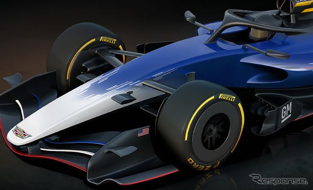 キャデラックのF1マシン（イメージ）