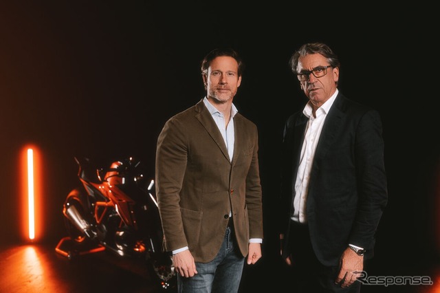KTMのステファン・ピエラーCEOとゴットフリート・ノイマイスター共同CEO