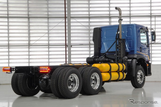バイオメタンを燃料とする新型トラックVW『コンステレーション26.280』
