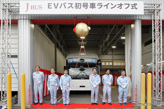 いすゞ『エルガEV』の量産が「ジェイ・バス」でスタート
