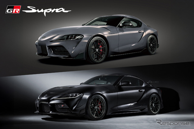 トヨタ・スープラ 一部改良モデル(上)と「A90 Final Edition」(下)日本仕様のプロトタイプ