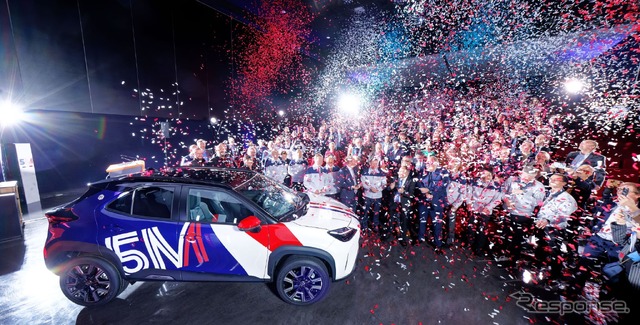 仏工場の生産500万台を祝う特別仕様のトヨタ『ヤリスクロス』