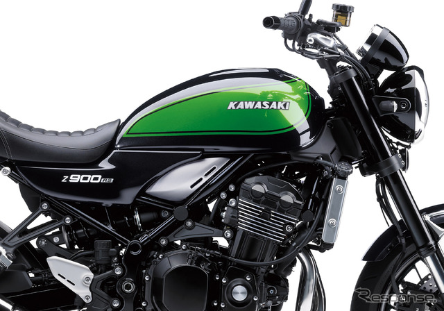 カワサキ Z900RS(メタリックディアブロブラック×キャンディライムグリーン)