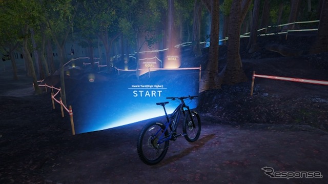 eバイクに乗れるヤマハのメタバース空間「VR TRAIL」