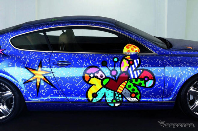 ベントレーは最高のキャンバス…世界に1台のポップアート