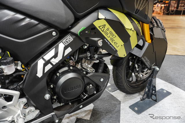 ヤマハ発動機×中央町戦術工芸「装甲弐輪試作機『駆動125』」(東京コミコン2024)