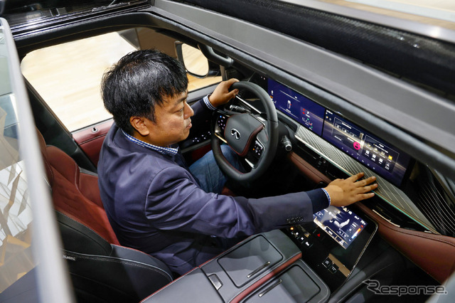 インフィニティ QX80 新型の内装デザインに「琴」イメージを採用