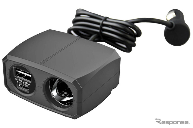 Kashimura・セパレートソケット PD30W/リバーシブルUSB自動判定(KX-238)