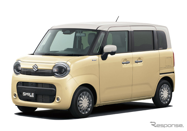 スズキ ワゴンR スマイル 一部仕様変更モデル(シフォンアイボリーメタリック×ソフトベージュ2トーンルーフ)