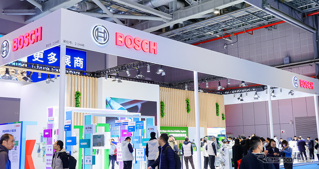 ボッシュの出展ブース(アウトメカニカ上海 2024)