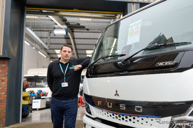 英国のカーディフ・アンド・ベール・カレッジが三菱ふそうの電気トラック 『eCanter』新型を導入