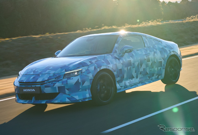 「Honda S+ Shift(ホンダ エスプラスシフト)」を組み合わせる次世代「e:HEV」を搭載するプレリュード(プロトタイプ)
