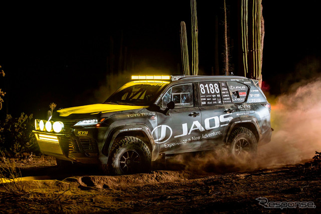 BAJA 1000クラス優勝 / 「TEAM JAOS」能戸知徳選手(Dr)