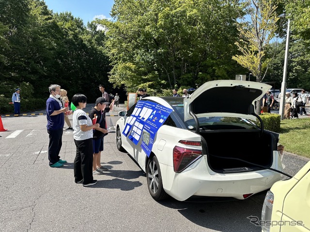 トヨタ『MIRAI』が動力源の水素キッチンカー