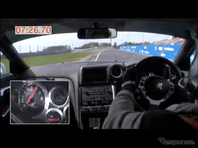7分26秒70!!…日産 GT‐R、ニュルアタック